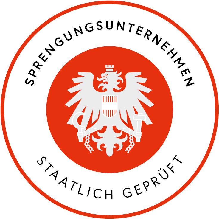 Staatlich geprüftes Sprengungsunternehmen